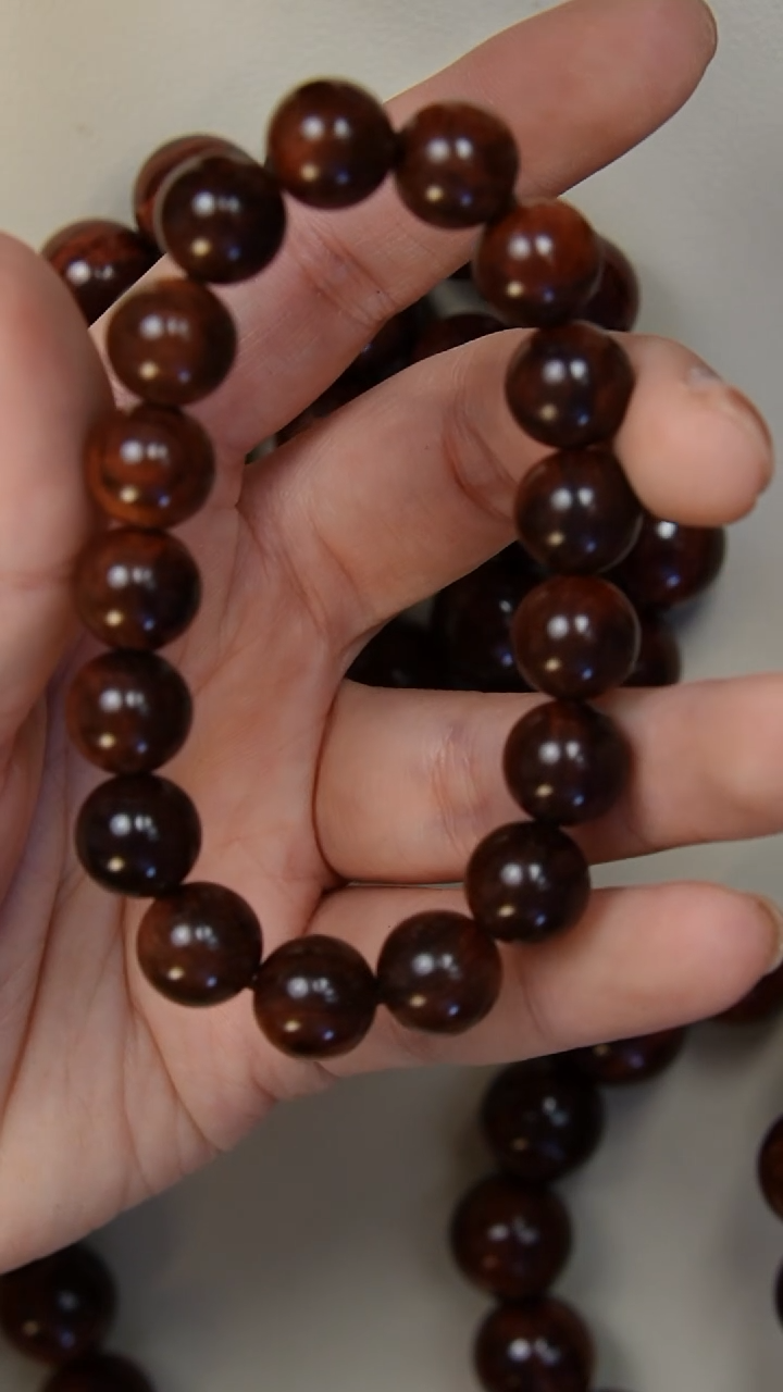 【闪购商品】黄花梨/降香黄檀手串/手链海南黄花梨1.2圆珠单圈