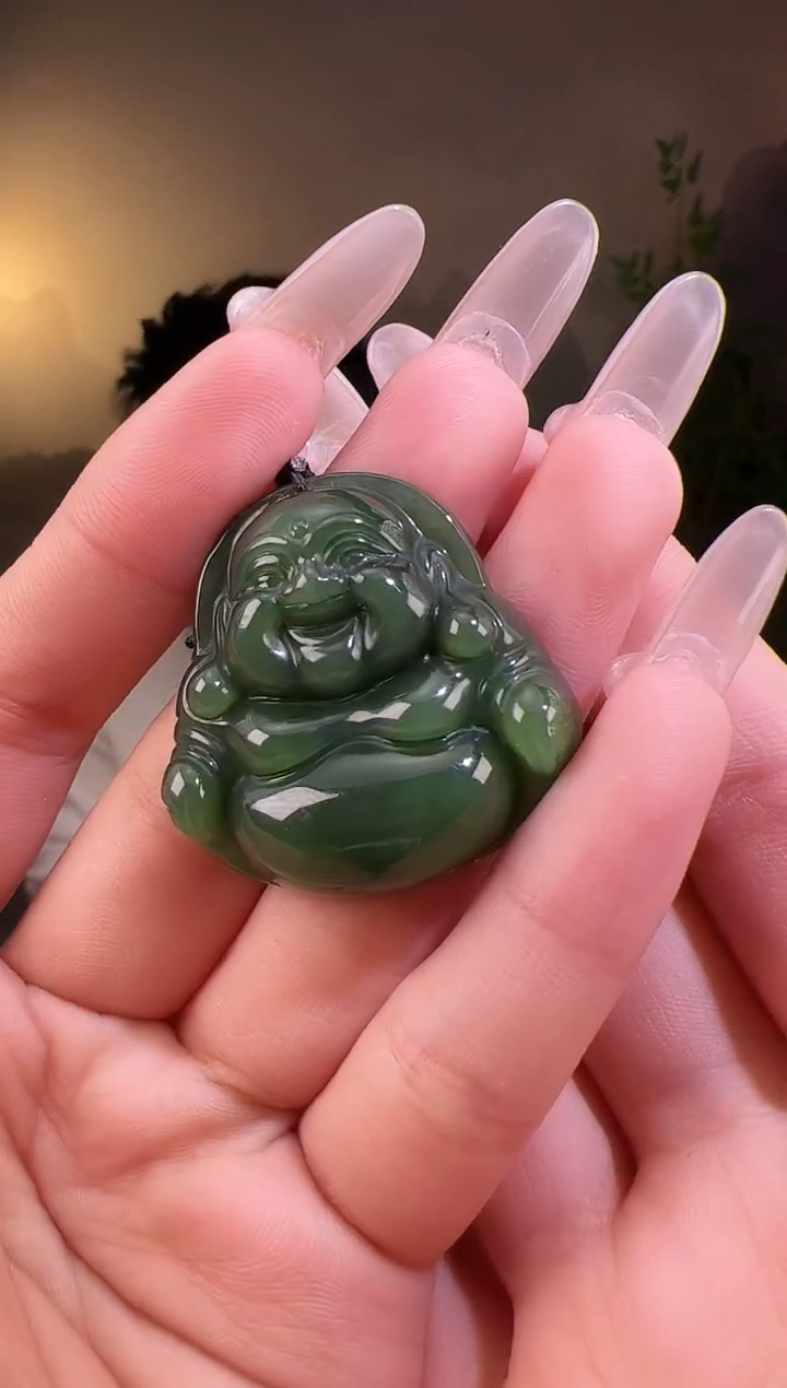 【闪购商品】和田玉颈饰未镶嵌佛公 多样性发4172