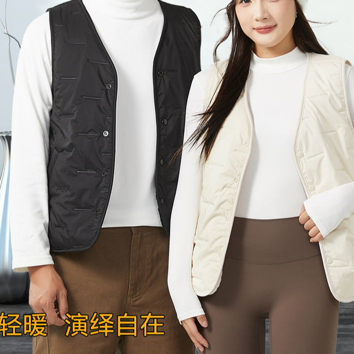 秋冬季新款简约时尚气质百搭女款马甲H9185