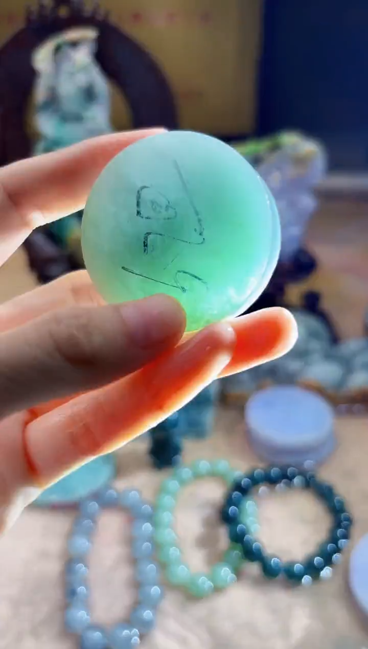 未镶嵌挂件翡翠A货柠优6901