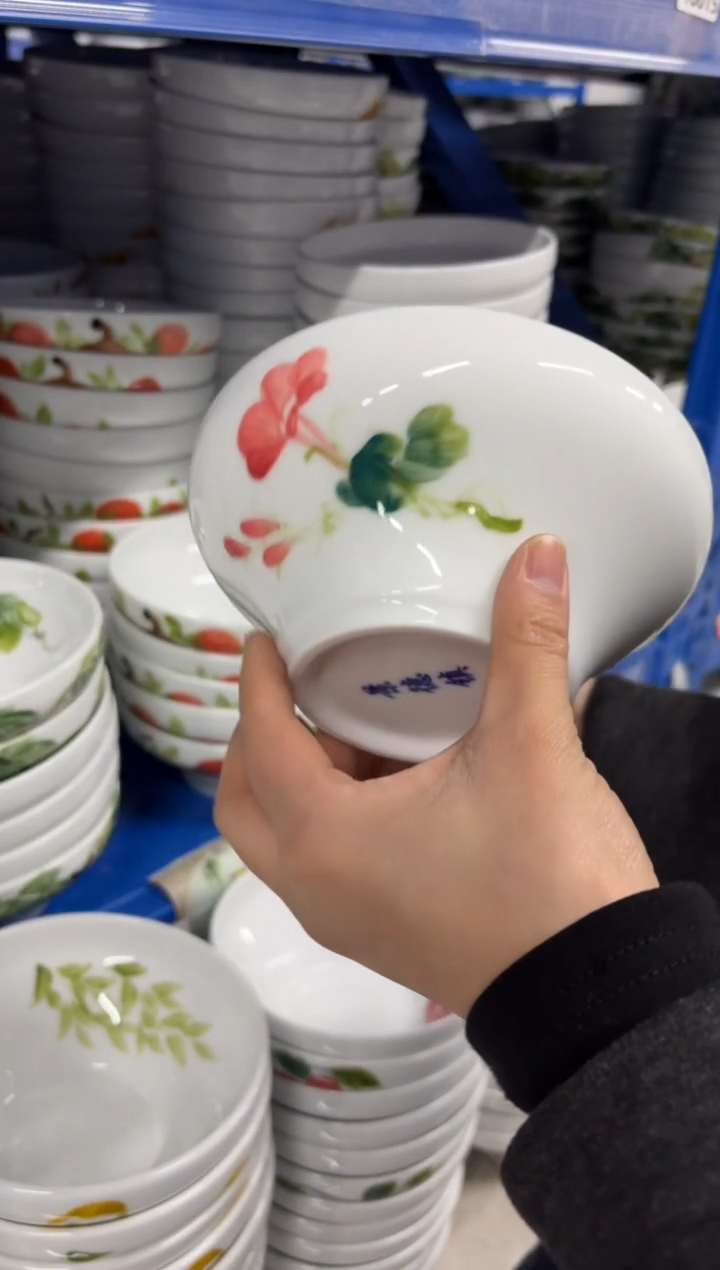 景德镇手绘釉中彩（食品级）葫芦碗