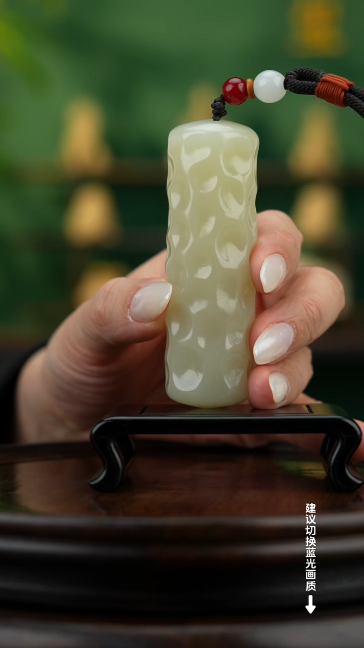 玉【锤纹】天然玉石手把件