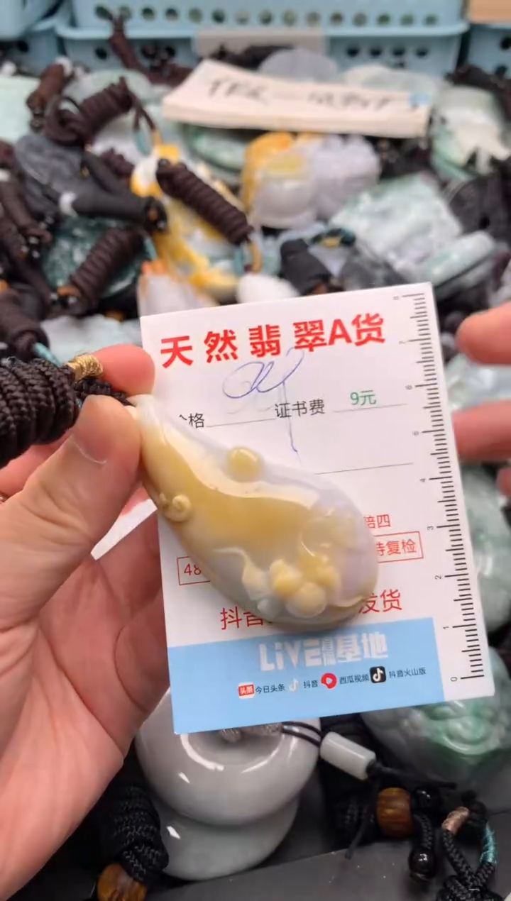 翡翠未镶嵌吊坠(不含链)1