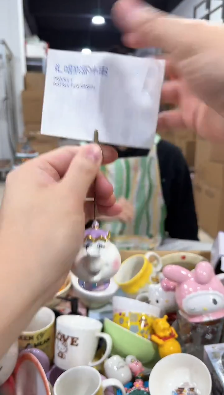 瓷片树脂原盒茶壶太太名片夹