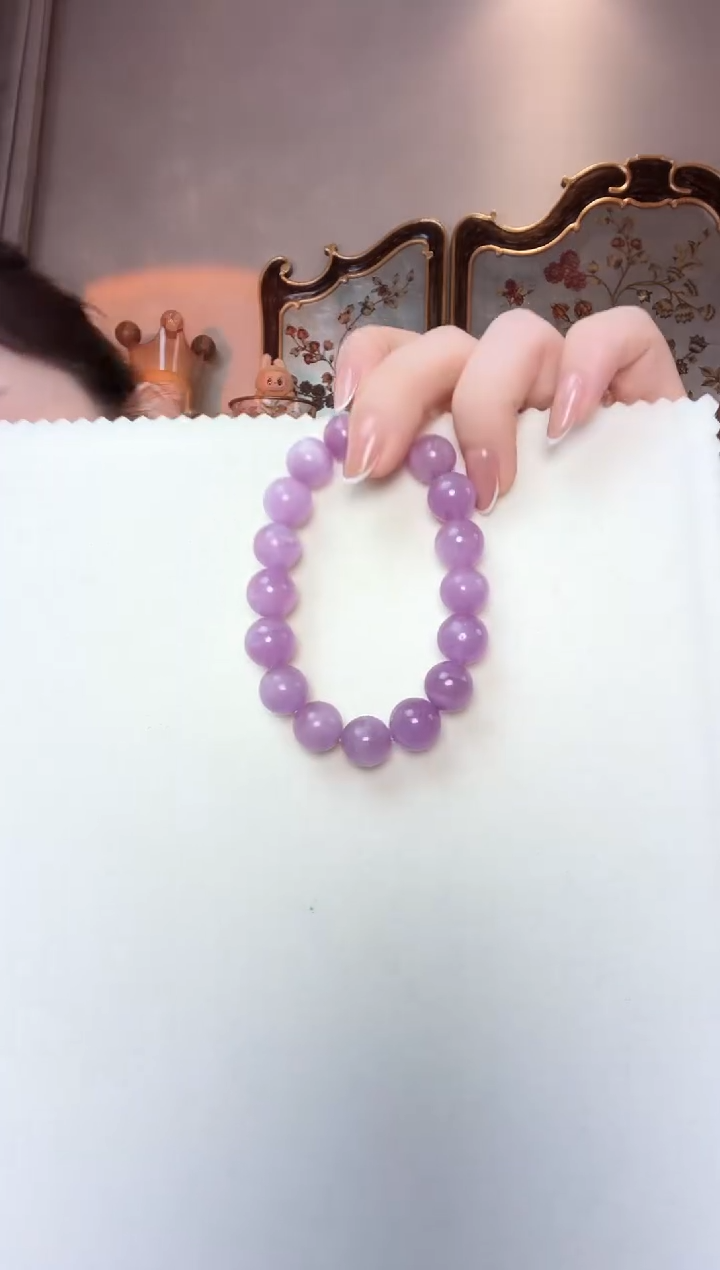 【闪购商品】锂辉石手串未镶嵌紫锂辉石手串