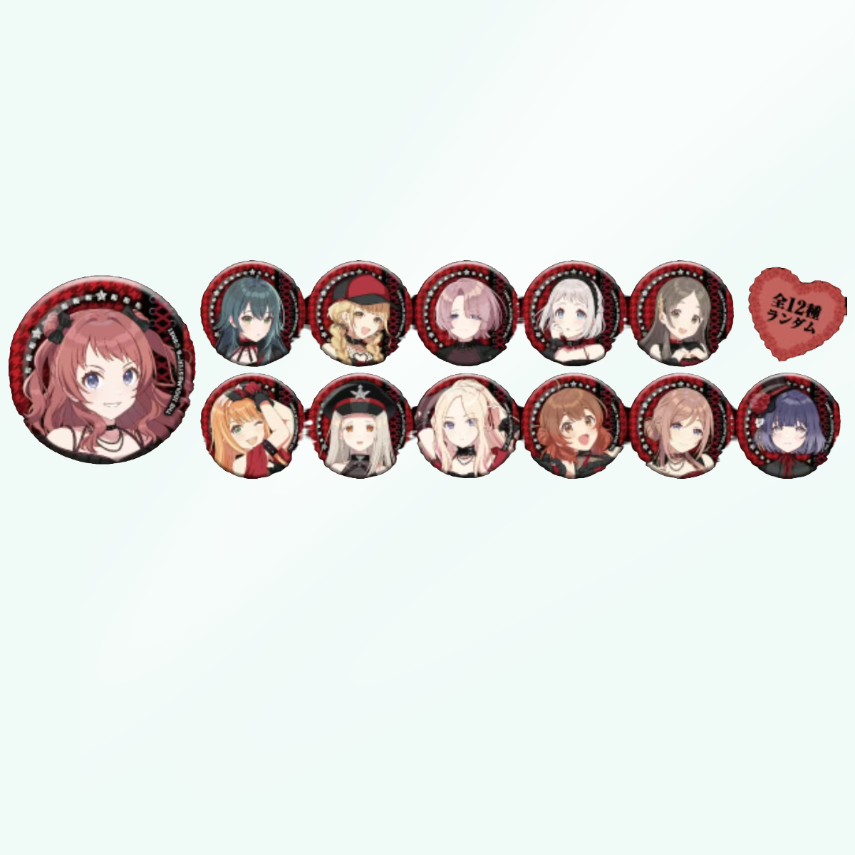 【学偶】学园偶像大师 铁人卡拉OK 联动吧唧 徽章  亚克力卡学生证