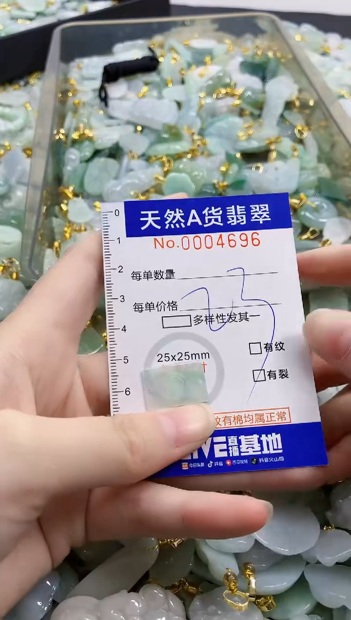 颈饰未镶嵌翡翠天然A货翡翠