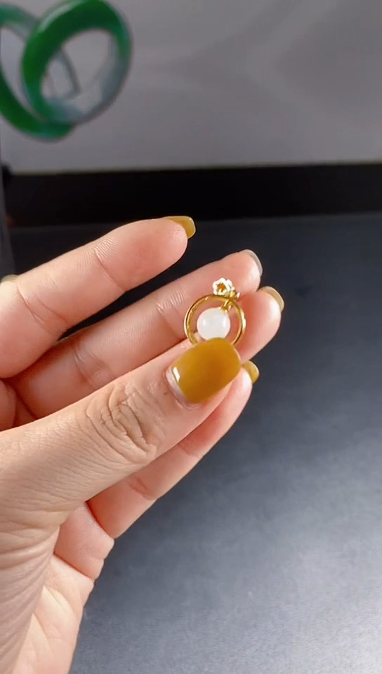 【闪购商品】和田玉银S925镶嵌颈饰0000000000000000