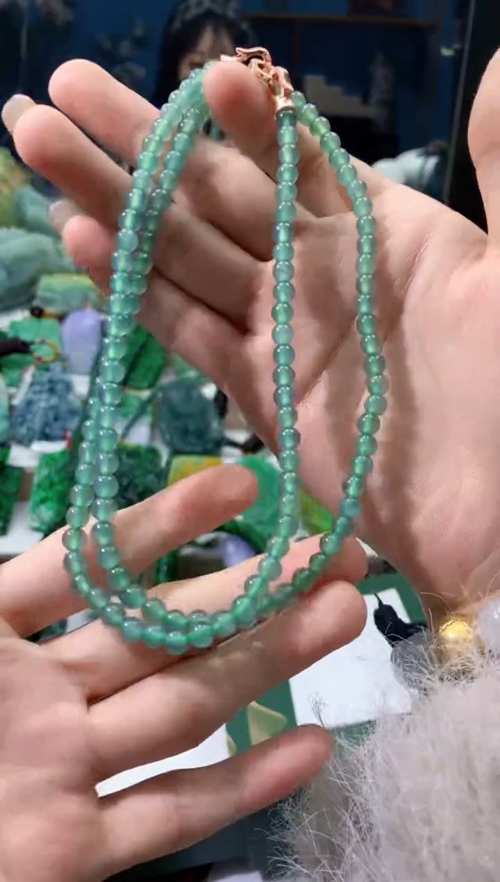 颈饰未镶嵌翡翠天然缅甸翡翠a货