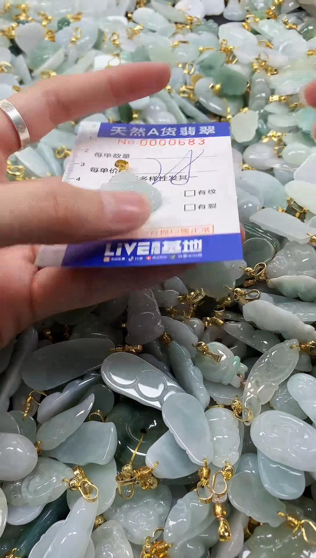 颈饰未镶嵌翡翠天然a货翡翠