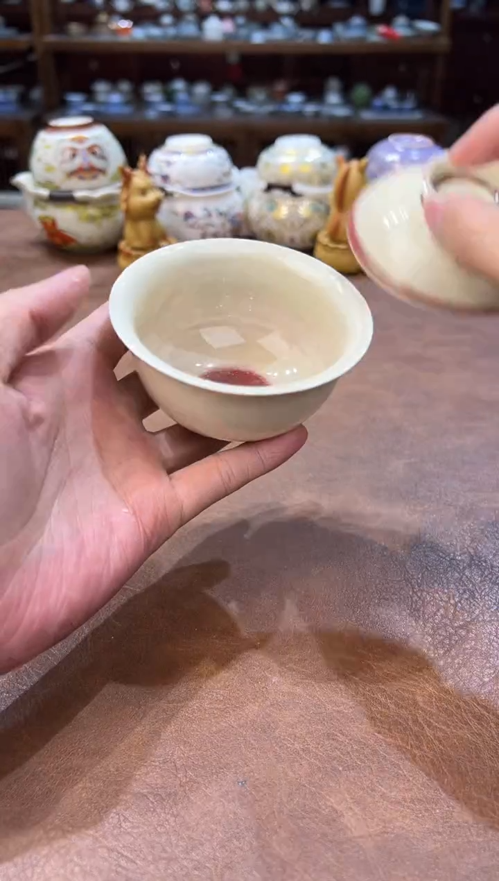 真的很便宜超好看会开片的旅行茶具