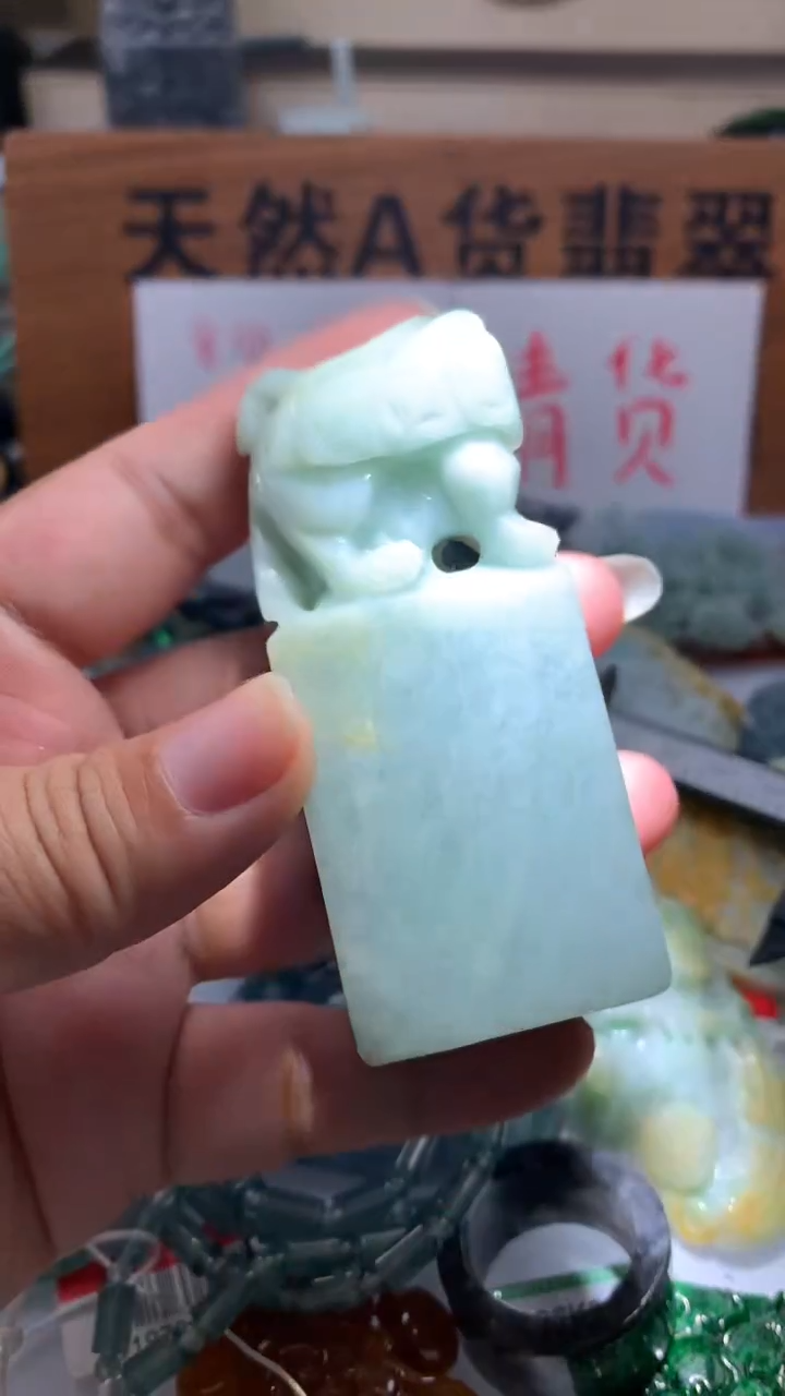 【闪购商品】翡翠颈饰未镶嵌保真天然A货翡翠