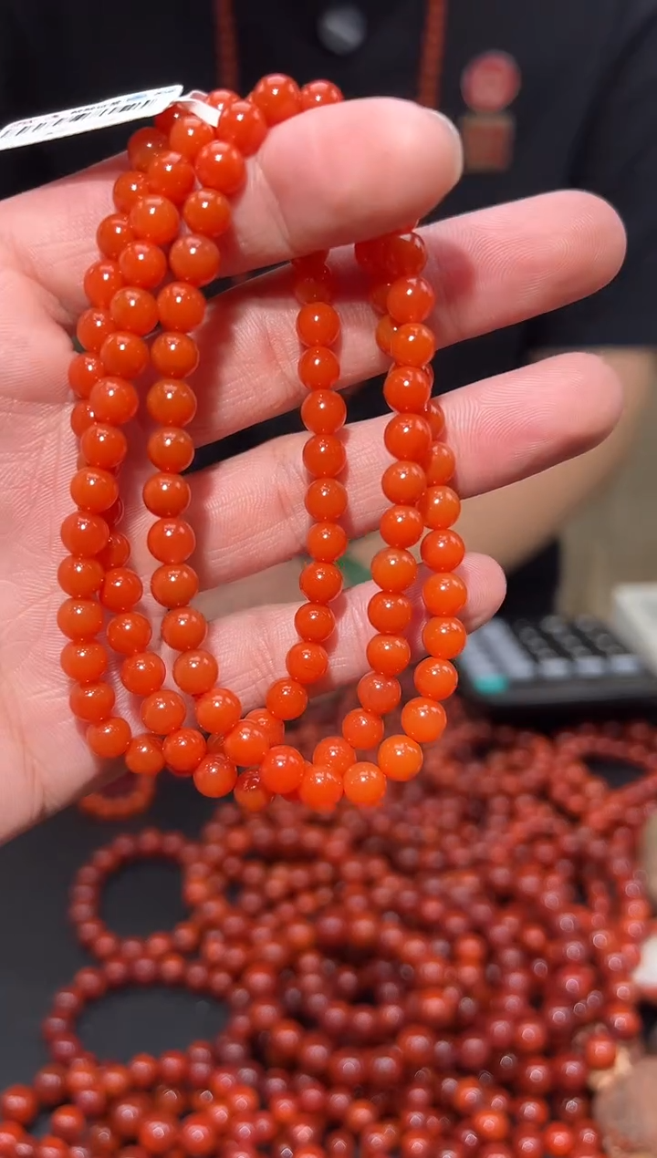 【闪购商品】南红玛瑙手链未镶嵌6mm/yz01159