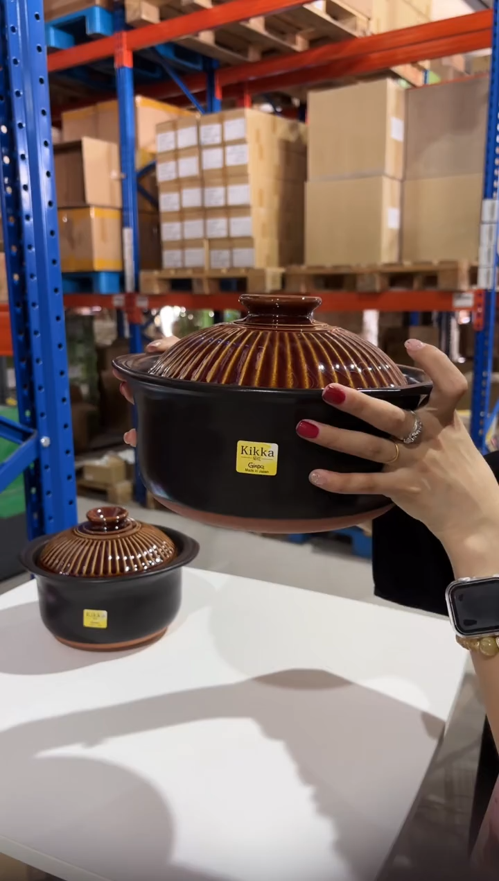 陶瓷195-1711 中号1.6L容量菊花双盖