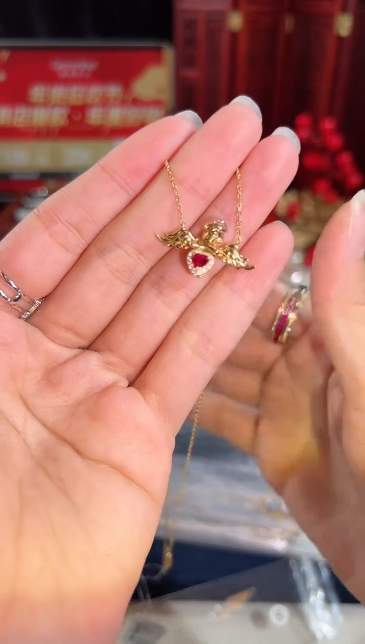 【闪购商品】红宝石颈饰18K金镶嵌BN4684#-W+Y#86