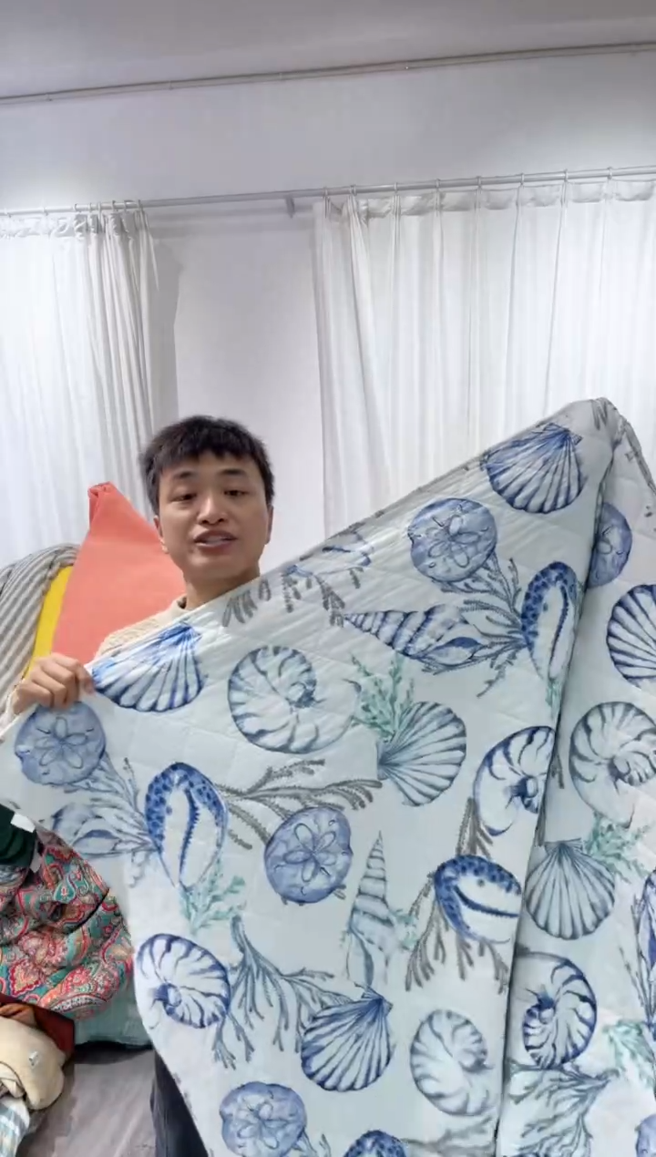 棉220*230纯棉床盖59号微瑕