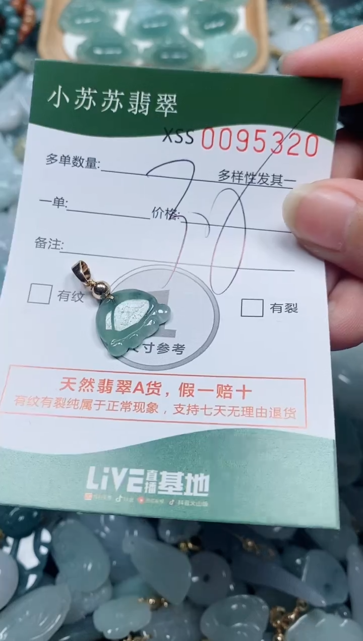 【闪购商品】翡翠颈饰未镶嵌闪购商品0095320