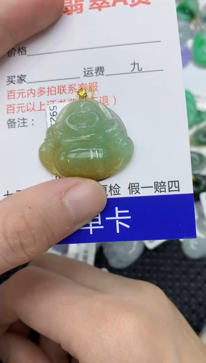 【闪购商品】翡翠颈饰18K金镶嵌11111111111