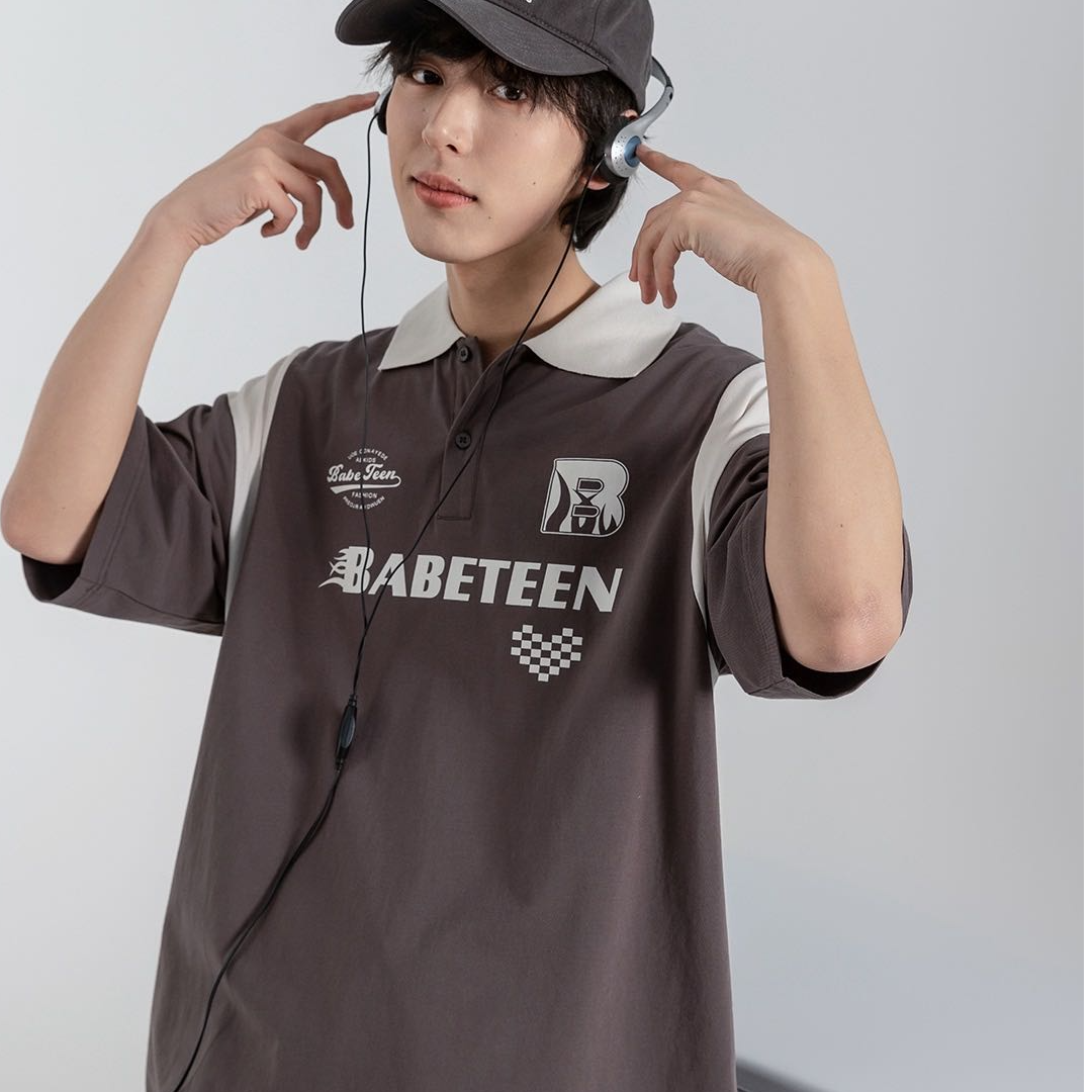 26623高端专享老林家夏季天花板男宝短袖深灰（B）