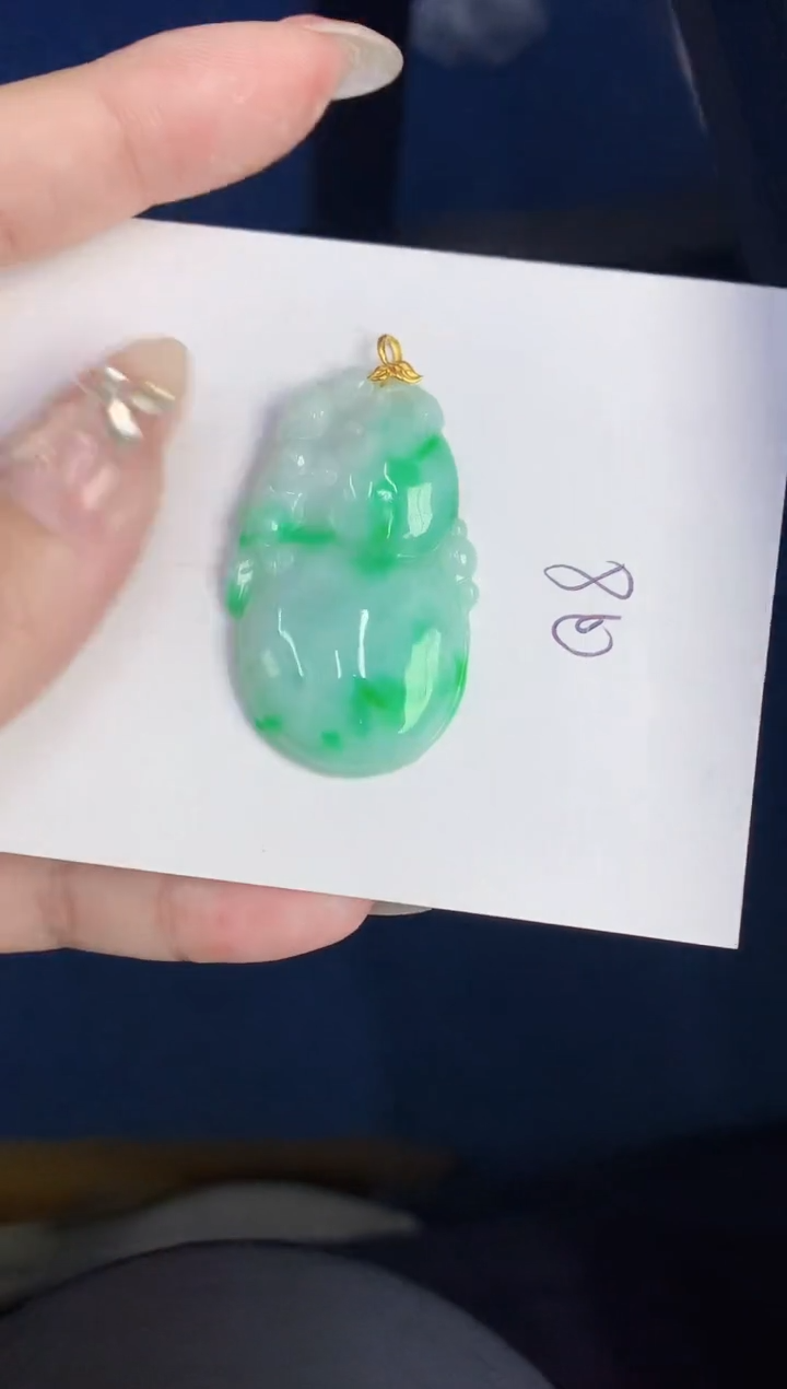 【闪购商品】翡翠颈饰18K金镶嵌000000000000