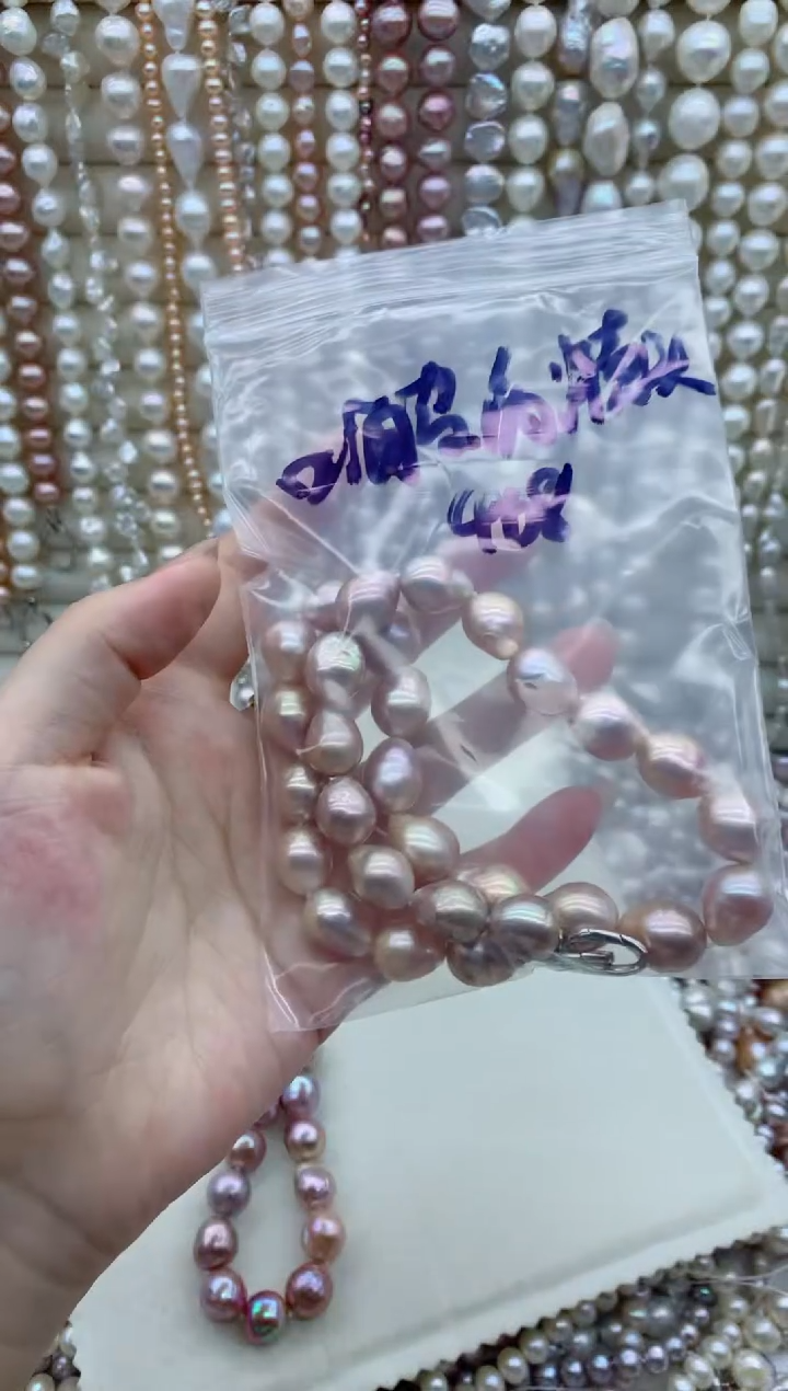 淡水珍珠银S925镶嵌颈饰嗨****头项链多样性发其一