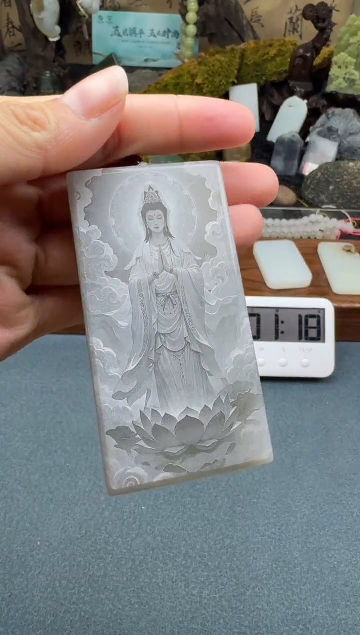 【闪购商品】和田玉颈饰未镶嵌开心