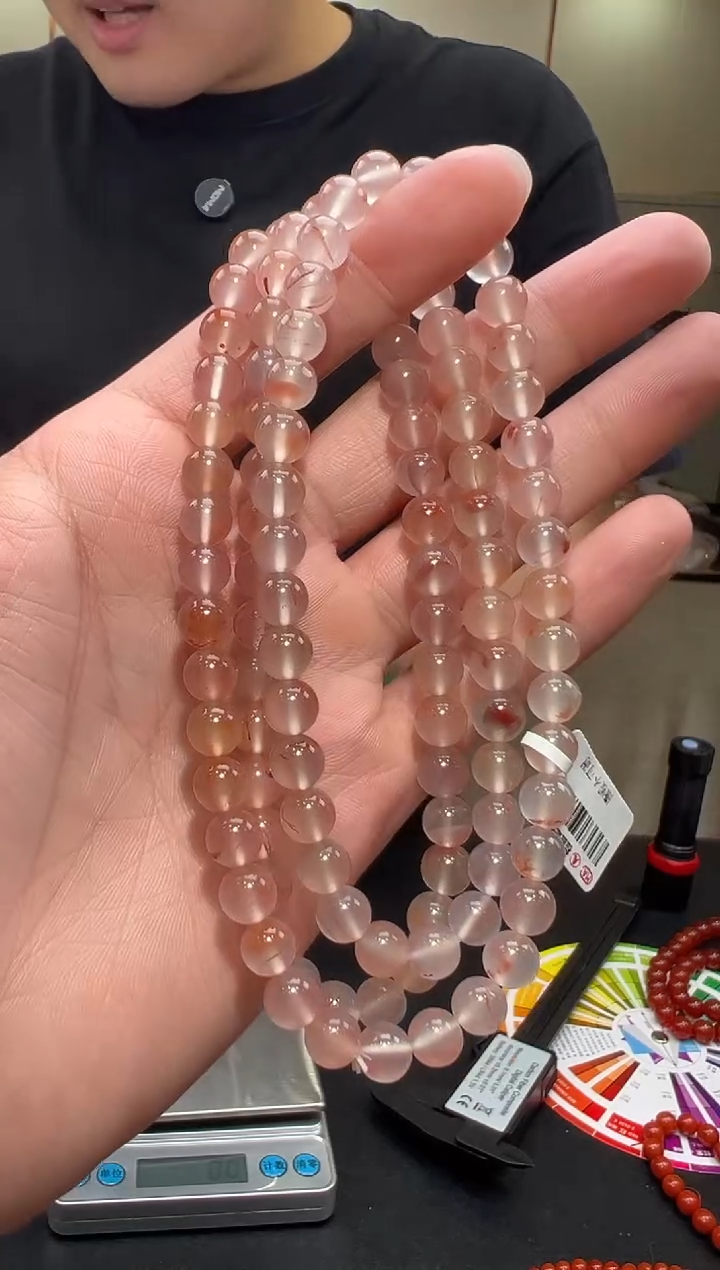 【闪购商品】南红玛瑙手链未镶嵌8mm/yz01540多样性发货