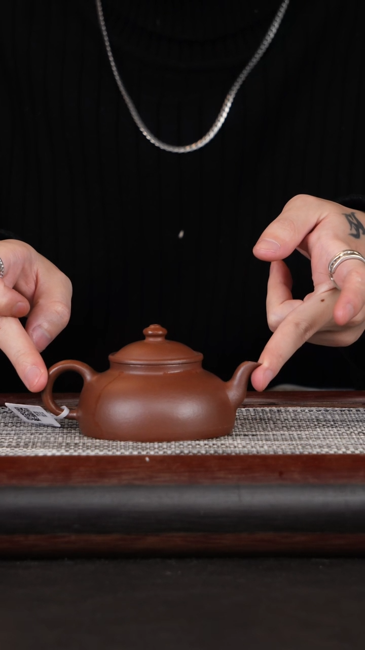 【闪购商品】紫砂茶壶16底槽清笠帽150