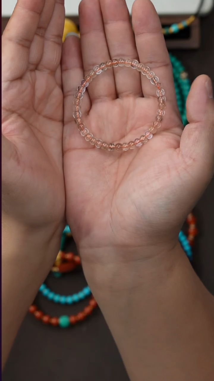 未镶嵌手串水晶?****ᐝ水晶手串