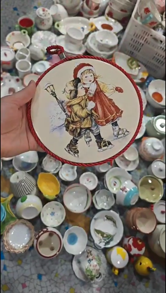 瓷片默认微瑕精美陶瓷