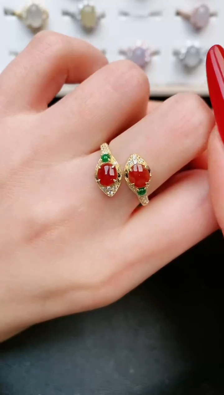 【闪购商品】翡翠戒指银S925镶嵌.....