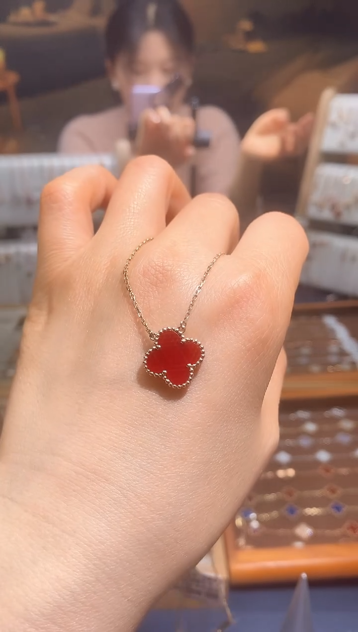 【闪购商品】玛瑙/玉髓18K金镶嵌套链玛瑙k黄