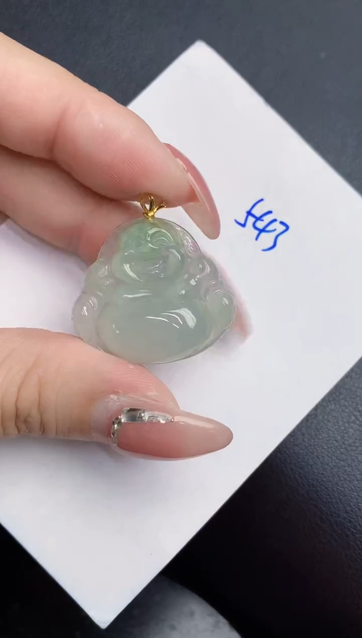 【闪购商品】翡翠颈饰18K金镶嵌000000000