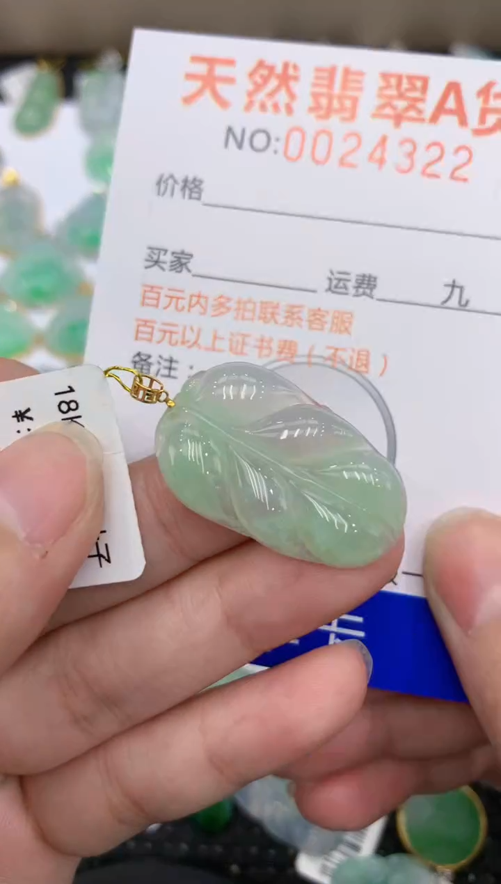 【闪购商品】翡翠颈饰18K金镶嵌11111111111