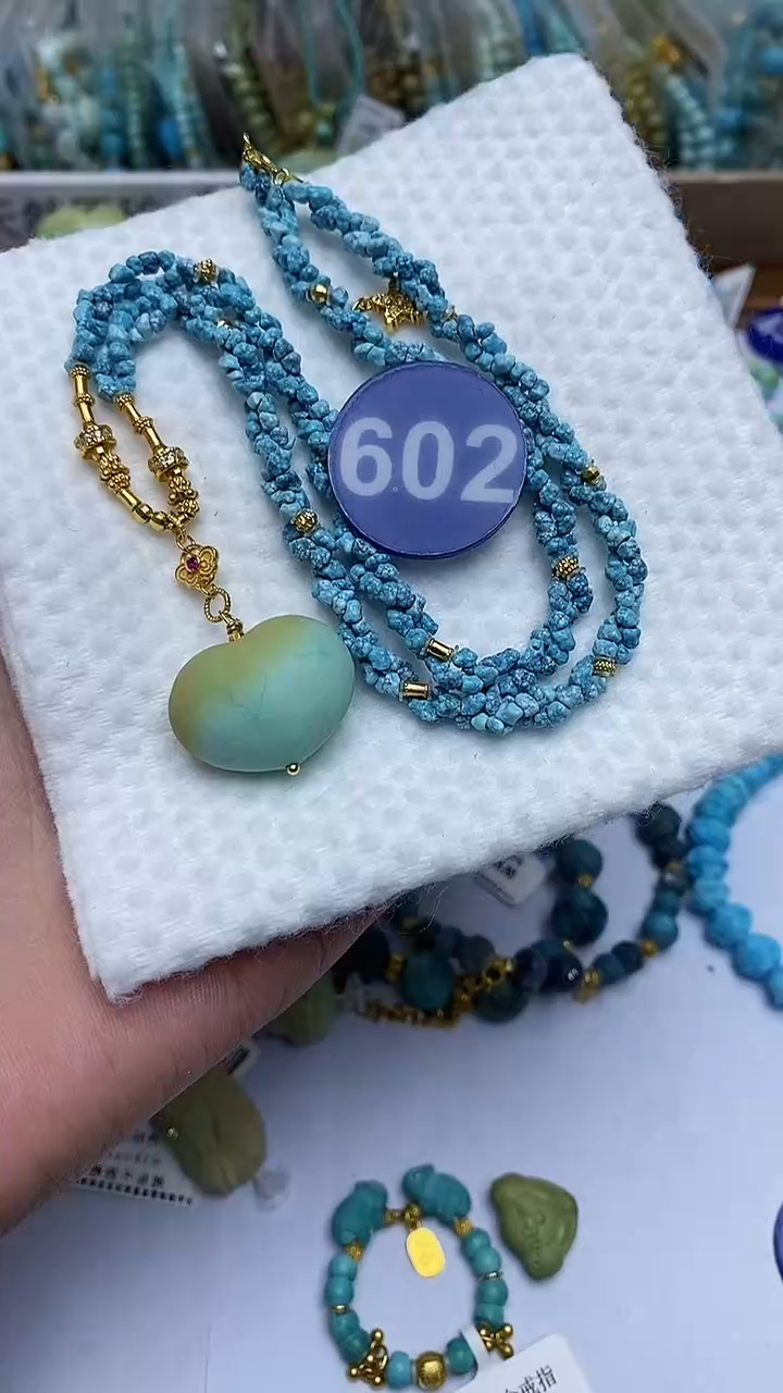 【闪购商品】绿松石项链未镶嵌602