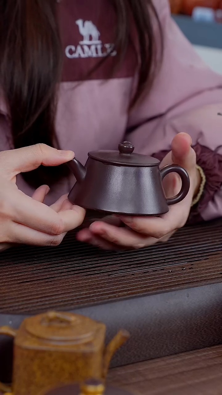 【闪购商品】紫砂茶壶朱泥还原烧柱础