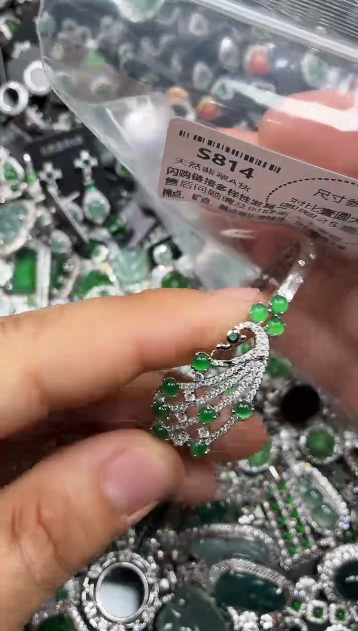 颈饰未镶嵌翡翠S814手镯