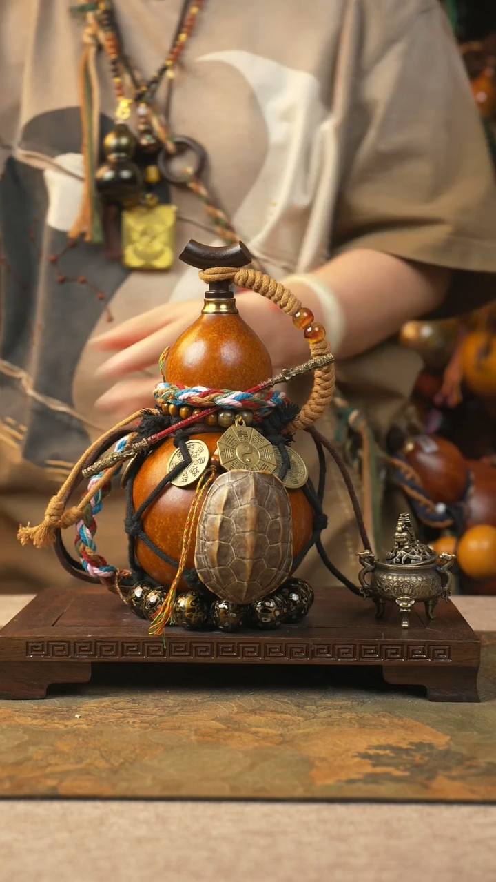 187大漆一物一拍记葫堂出品[不带手串】