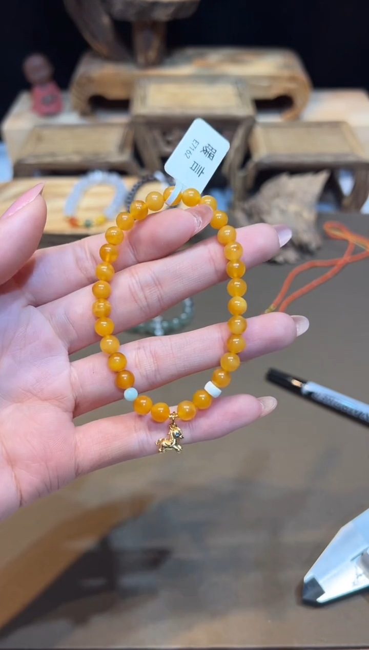 未镶嵌琥珀手饰手饰@@E7162