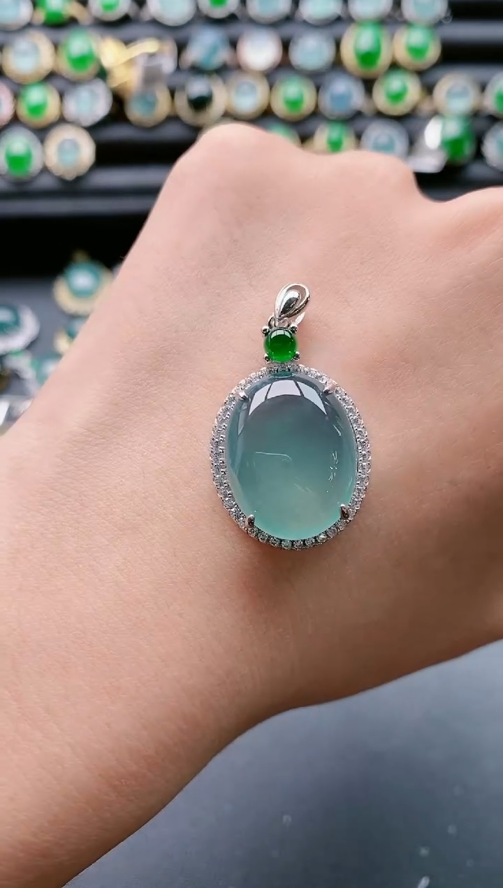 【闪购商品】翡翠戒指银S925镶嵌11111