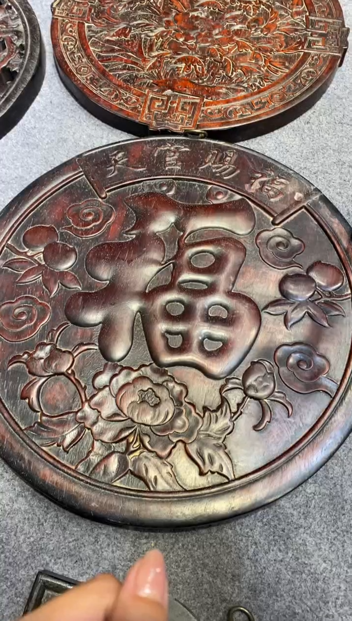 檀香紫檀（小叶紫檀）紫檀拆件雕刻板以直播间实物为准