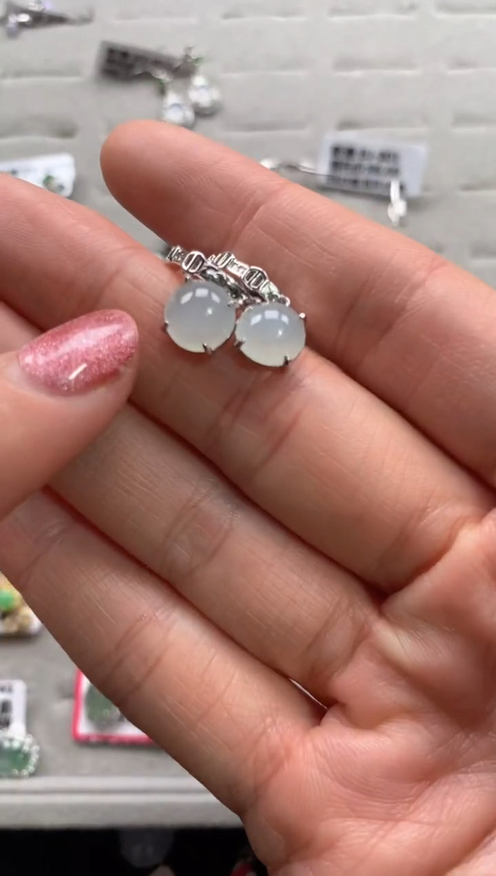 【闪购商品】翡翠戒指银S925镶嵌22222222    7