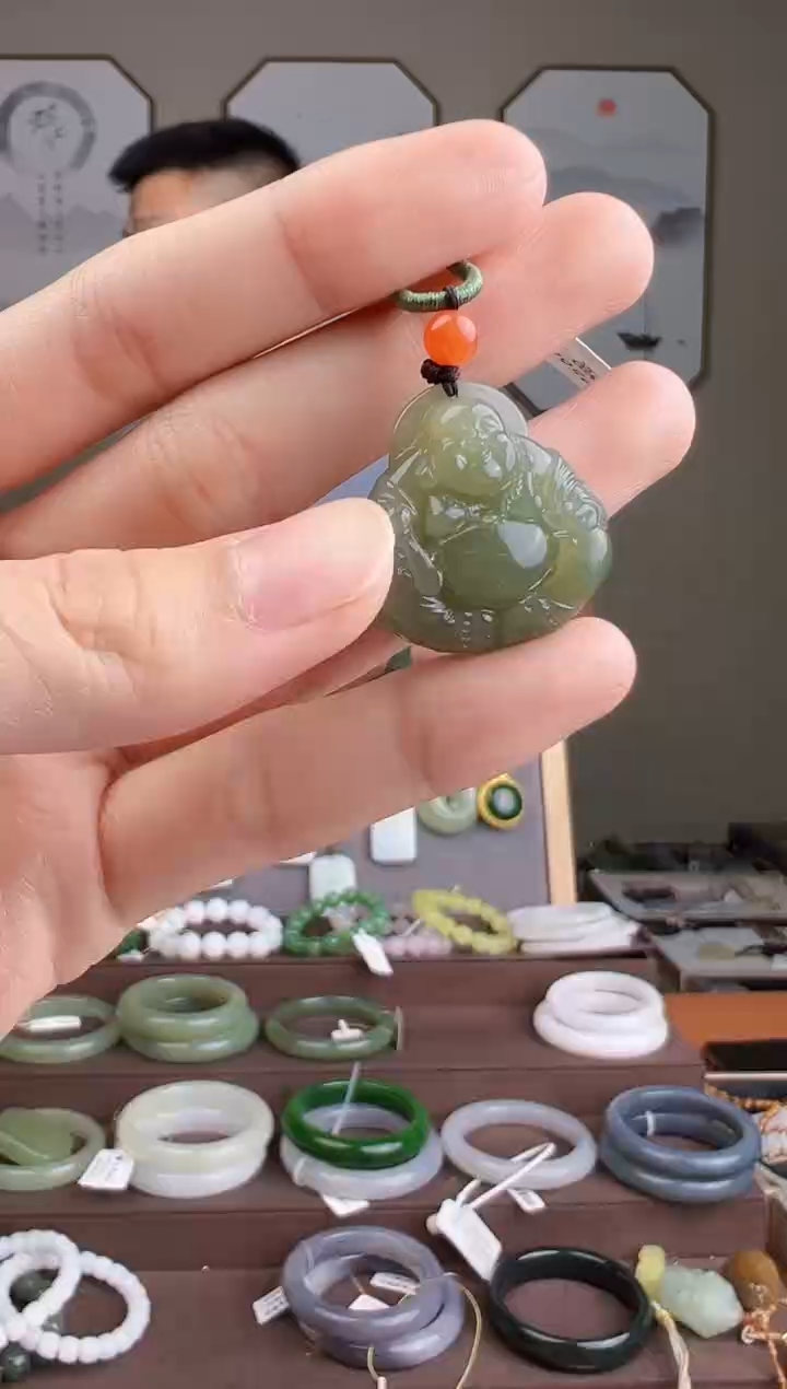 和田玉未镶嵌颈饰多样性发货 拍一单发一个