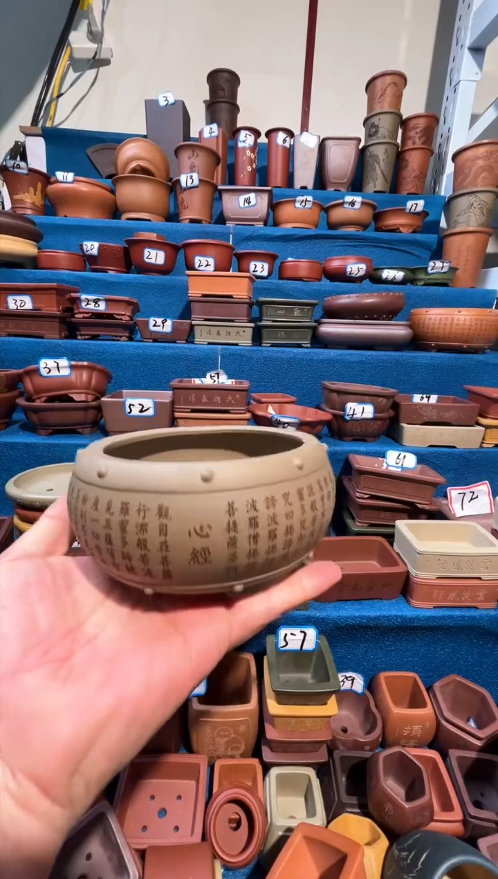 【闪购商品】紫砂紫砂花盆10.5*5