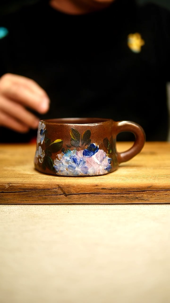 @@陶园瓷舍@@纯手工手绘@高温釉下彩