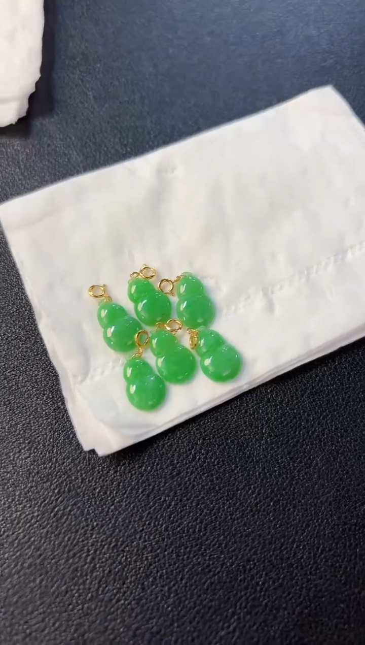 【闪购商品】翡翠颈饰18K金镶嵌缅料A货/多样性发货/一件