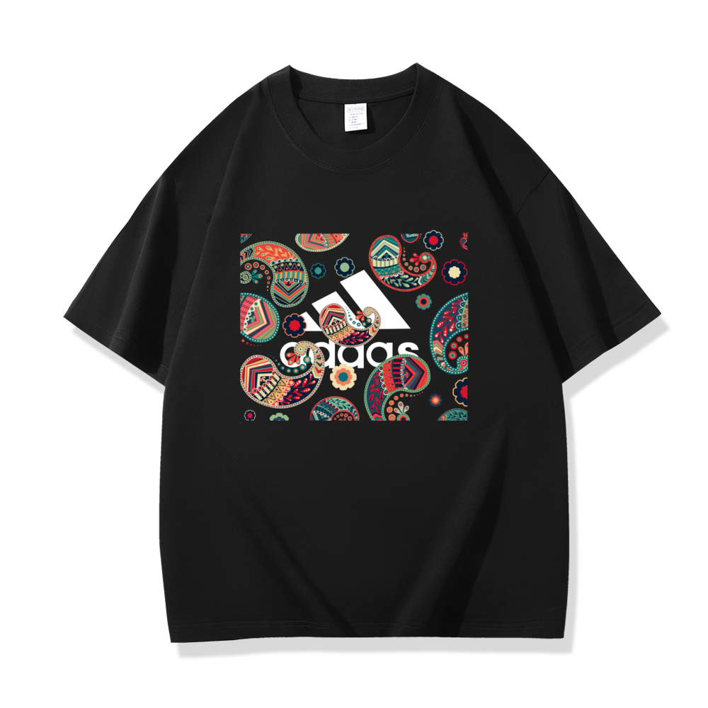 【一折粉丝福利】夏季男女同款百搭时尚潮牌短袖T恤