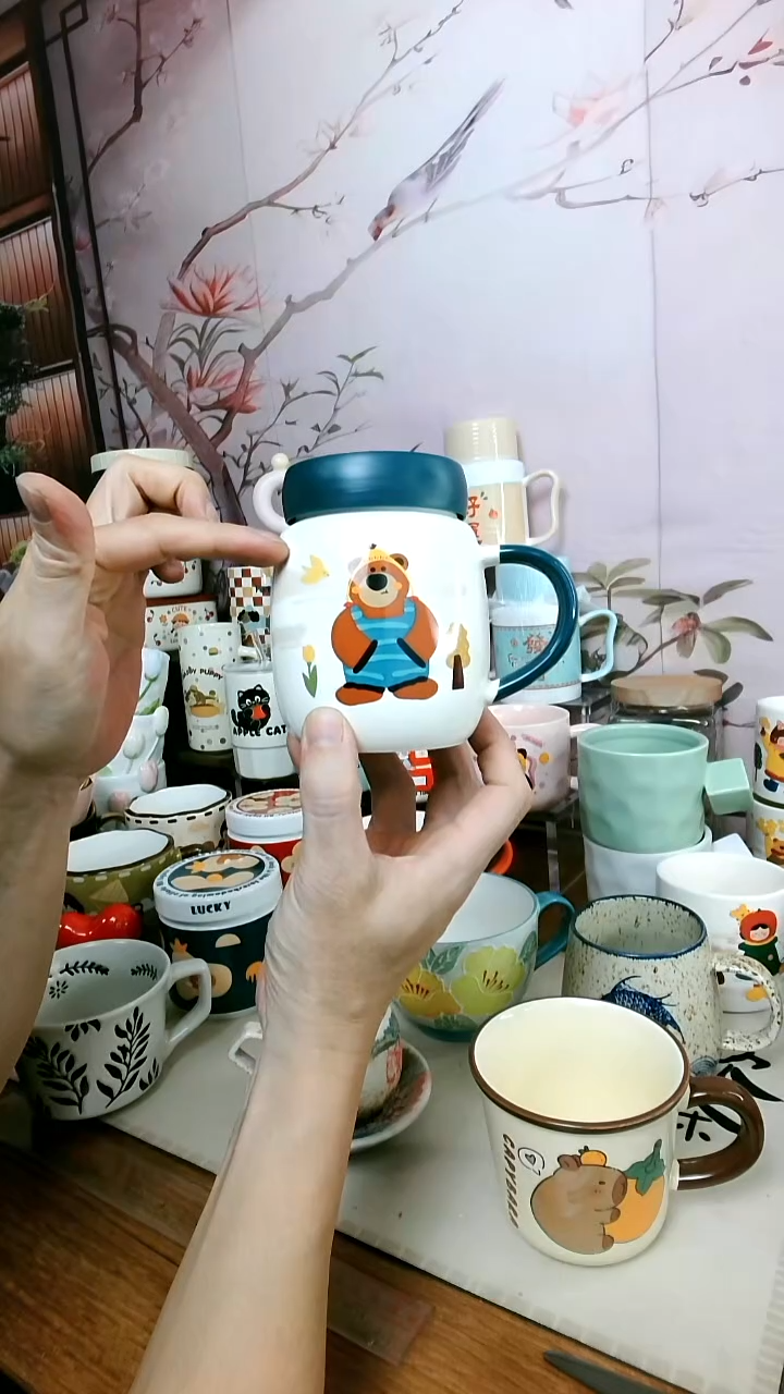 陶【孤品福利】小熊马克杯