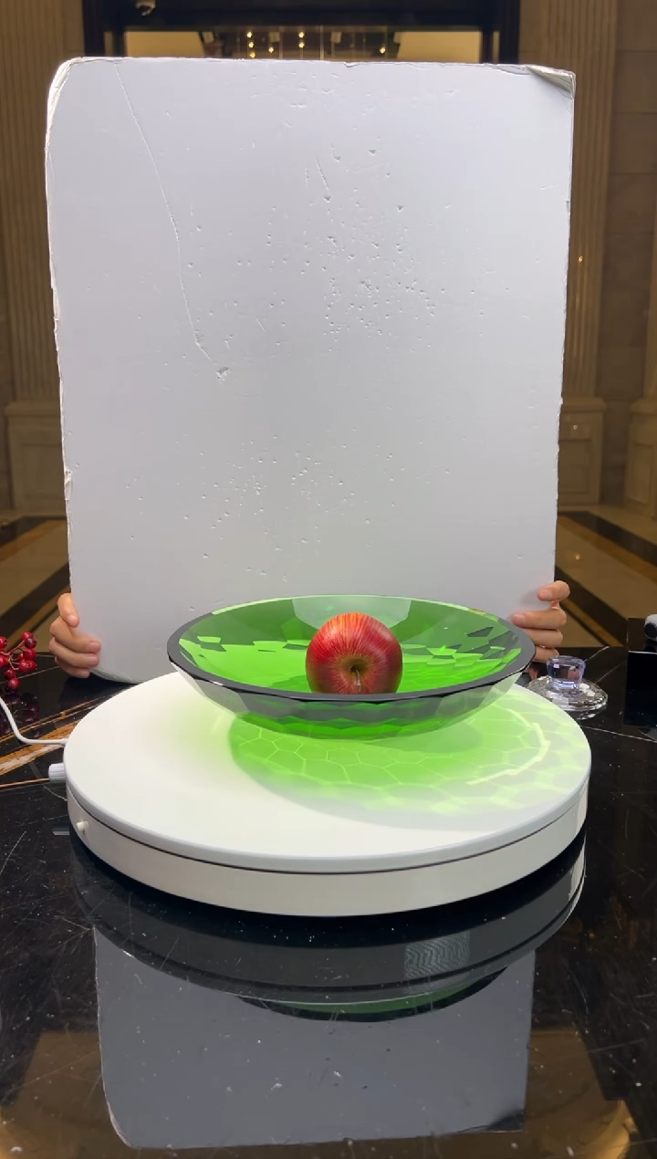 【闪购商品】摆件AJ05752祖母绿水晶琉璃艺术果盘