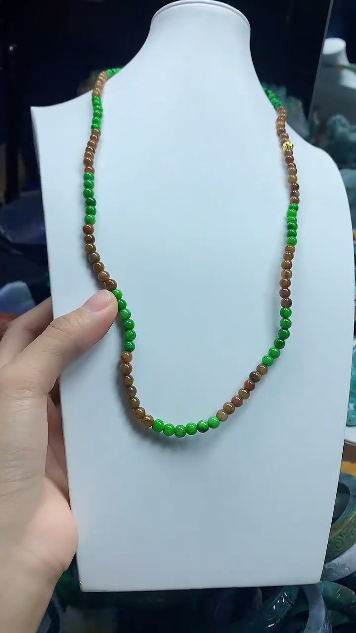 颈饰未镶嵌翡翠天然缅甸a货翡翠